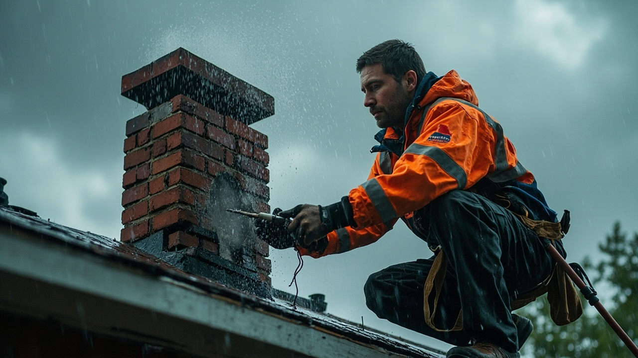 How We Stop Chimney Leaks in Active Storms