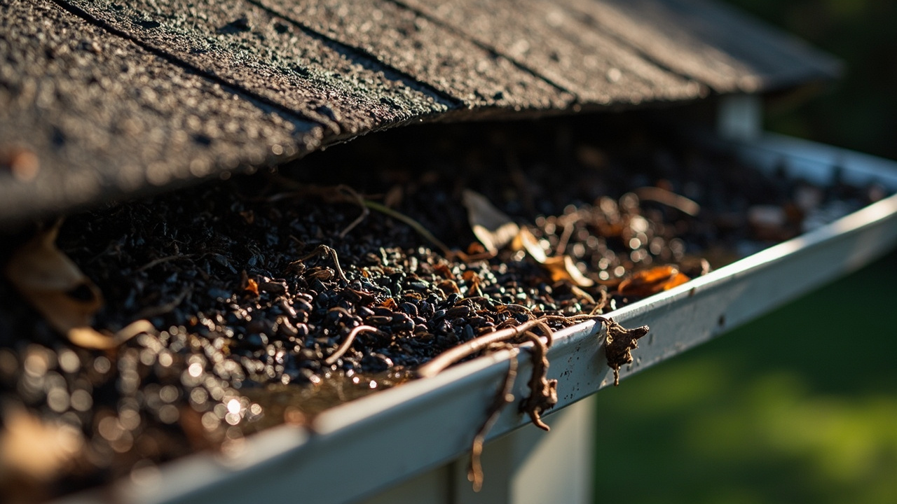 Why Asphalt Shingle Particles Keep Appearing in Your Oklahoma City Gutters