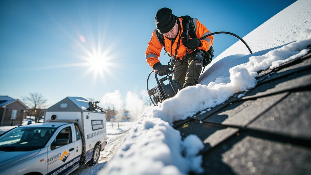 How United Roofing Oklahoma City Removes Ice Dams Safely