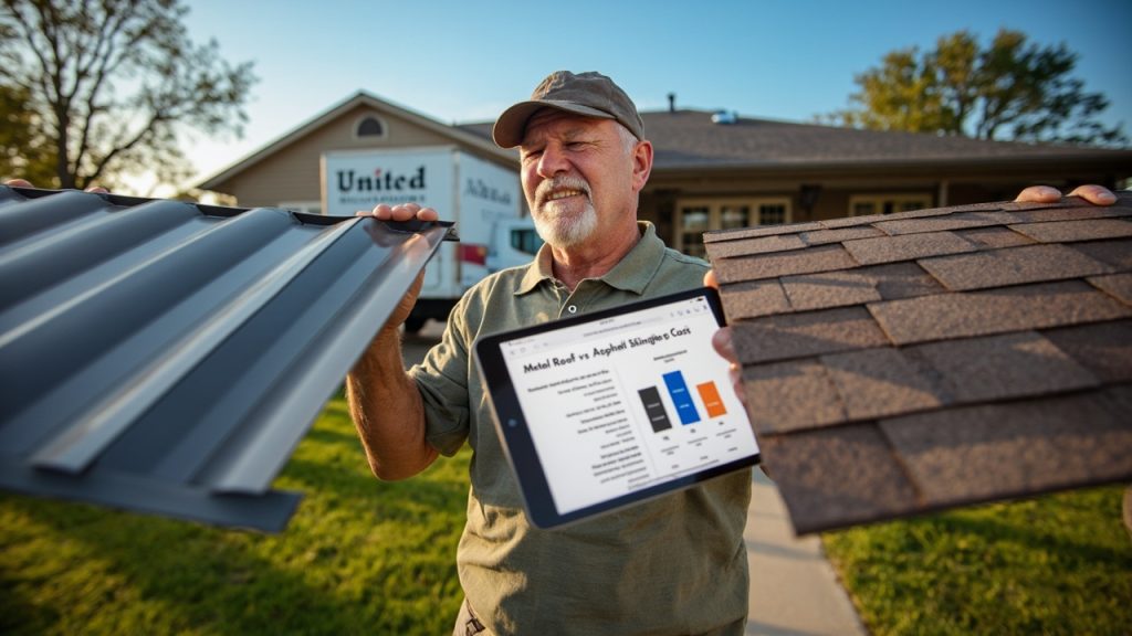 Metal Roof vs Asphalt Shingles Cost in Oklahoma City OK 73103