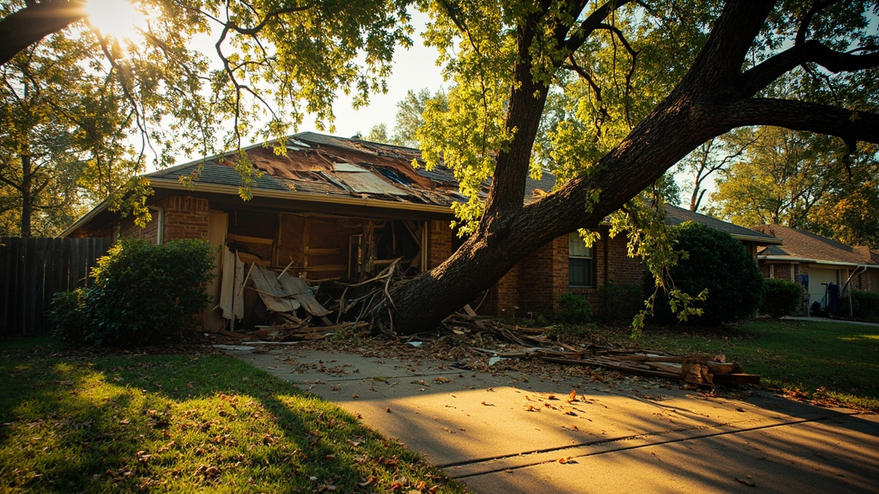 Emergency Tree Impact & Structural Repair in Oklahoma City – 24/7 Response to Prevent Total Roof Collapse