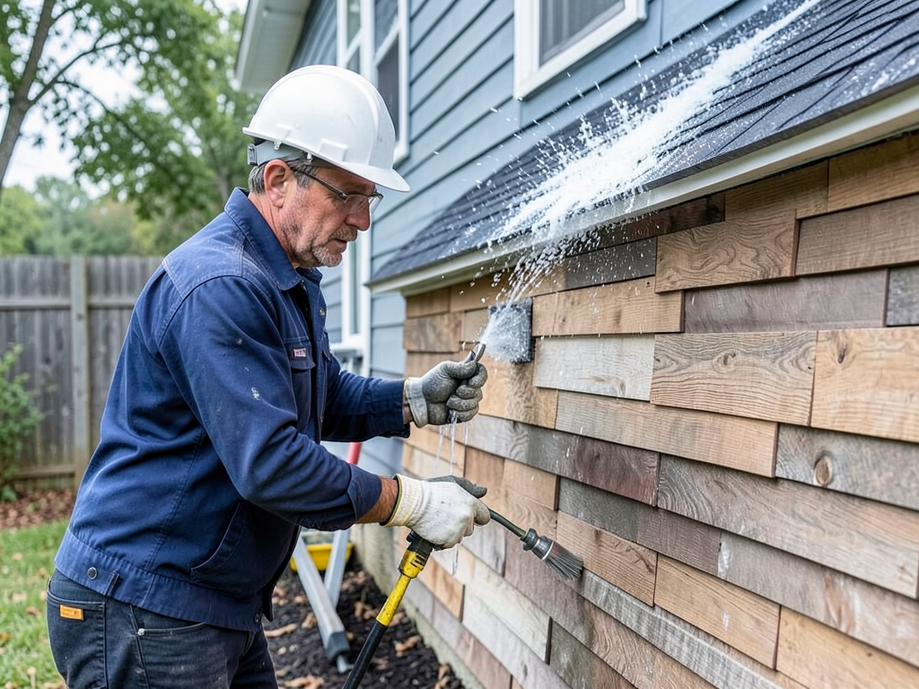 Comparing synthetic wood shakes and premium asphal
