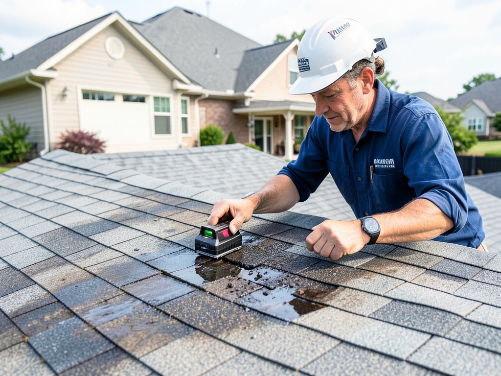 Fast roof leak detection and repair in mustang okl
