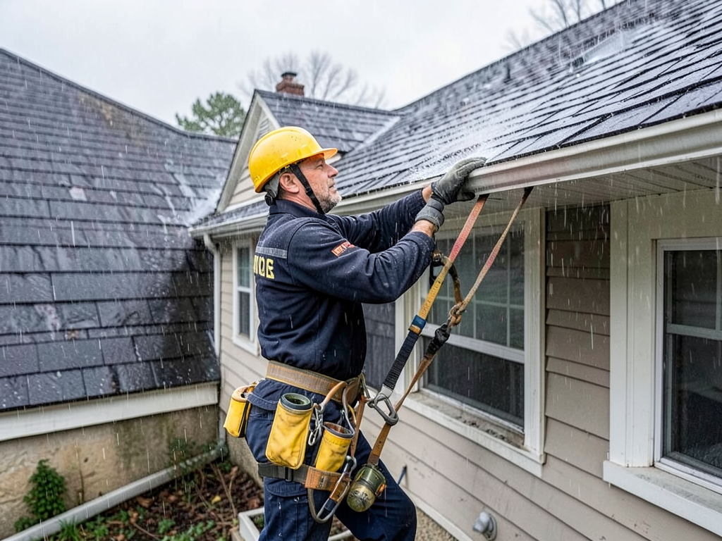 Is it safe to inspect your own roof after a storm