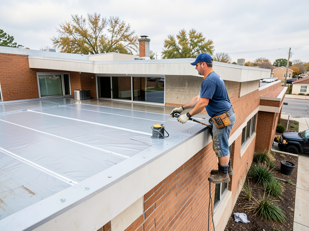 Protecting the flat and low sloped roofs of mid ce