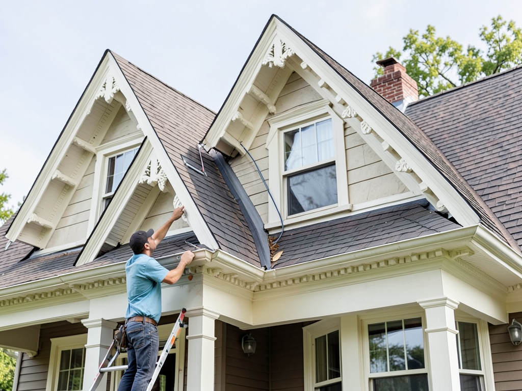Repairing the Unique Rooflines and Gables Found in Miller-Main Neighborhood Homes
