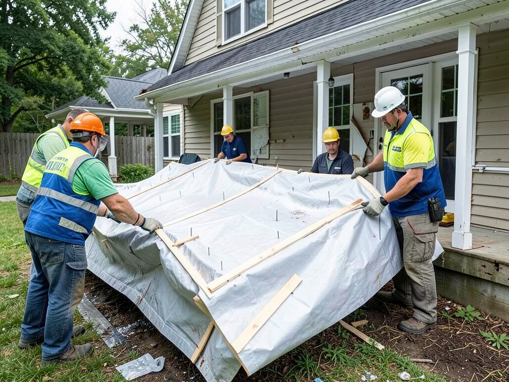 The best norman ok roofers for emergency storm dam