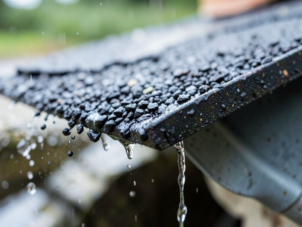 Why you might see shingle granules in your drivewa